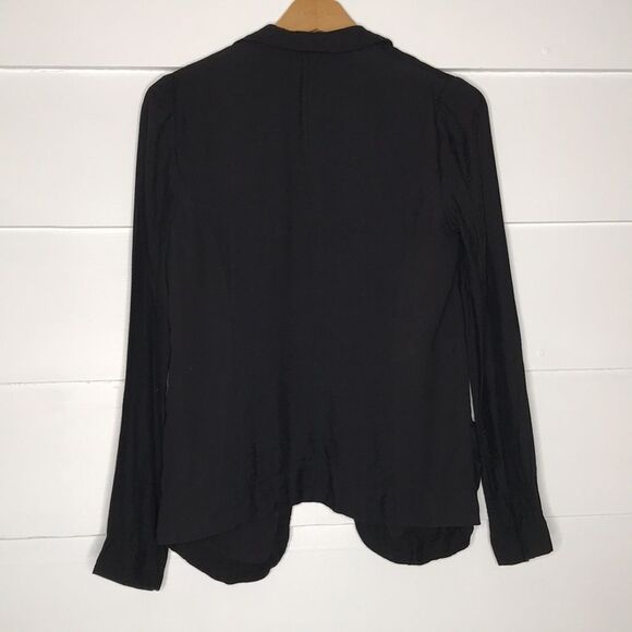 Silence + Noise Black Open Front Cardigan with Pockets Women’s Size Small - Picture 5 of 8